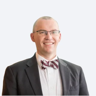 Portrait of Dr. Geoffrey Funk, Chief Medical Officer